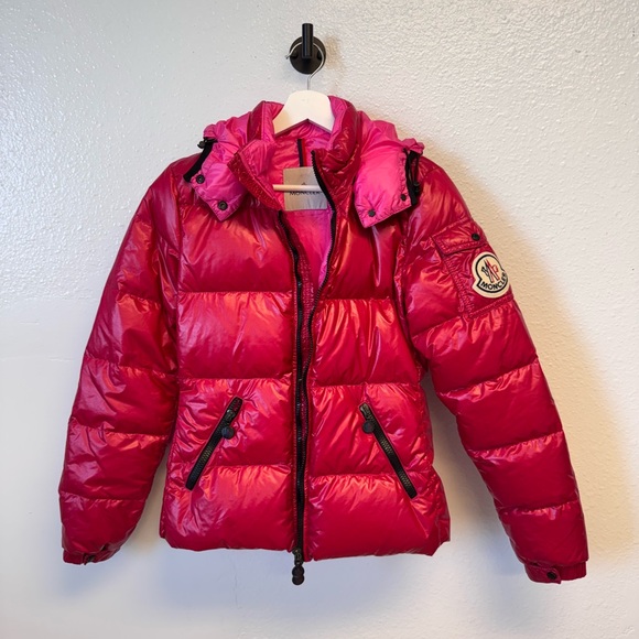 Moncler Jackets & Blazers - MONCLER PINK PUFFER JACKET